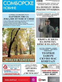 Somborske novine - broj 3515, 5. nov 2021.