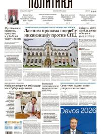Politika - broj 40269, 16. jan 2026.