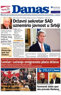 Danas - broj 6359, 26. feb 2015.