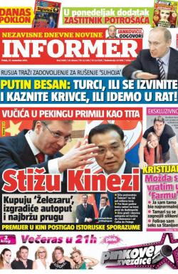 Informer - broj 1089, 27. nov 2015.
