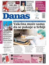 Danas - broj 8482-8483, 19. dec 2020.