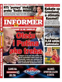 Informer - broj 4180, 12. jan 2026.