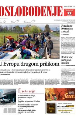 Oslobođenje - broj 25830, 24. okt 2018.