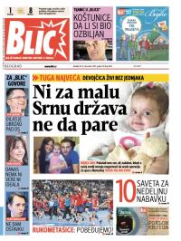 Blic - broj 6059, 22. dec 2013.