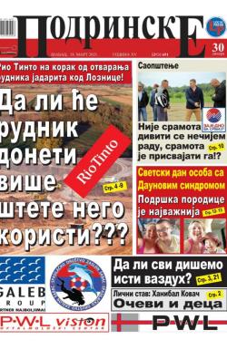 Podrinske, Šabac - broj 691, 18. mar 2021.