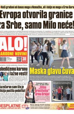 Alo - broj 4426, 1. jul 2020.