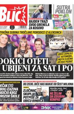 Blic - broj 8837, 4. okt 2021.