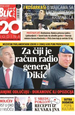Blic - broj 7069, 17. okt 2016.
