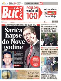 Blic - broj 6041, 4. dec 2013.