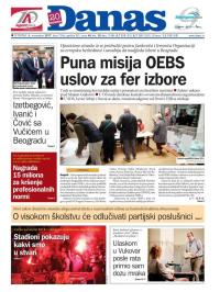 Danas - broj 7346, 9. nov 2017.