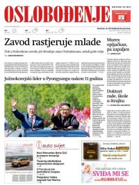 Oslobođenje - broj 25795, 19. sep 2018.