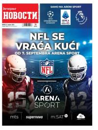 Večernje novosti - broj 4766, 25. avg 2023.