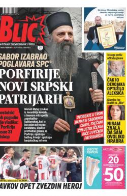 Blic - broj 8612, 19. feb 2021.