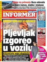 Informer CG - broj 1425, 30. dec 2016.