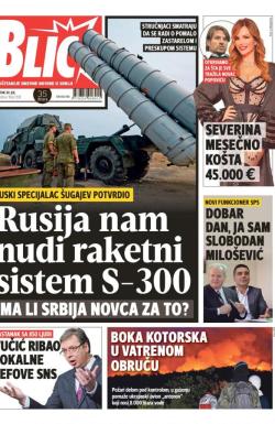 Blic - broj 7338, 20. jul 2017.