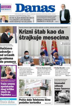 Danas - broj 8767, 30. sep 2021.
