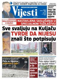 Vijesti - broj 6256, 26. avg 2015.