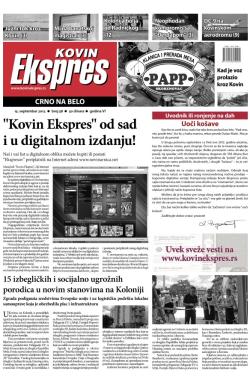 Kovin Ekspres - broj 58, 15. sep 2012.