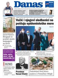 Danas - broj 8694, 19. jul 2021.