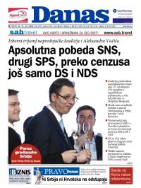Danas - broj 6013, 17. mar 2014.