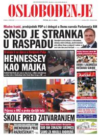 Oslobođenje - broj 24.052, 22. nov 2013.