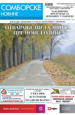 Somborske novine - broj 3517, 19. nov 2021.