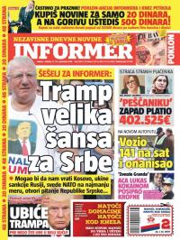 Informer - broj 1384, 12. nov 2016.