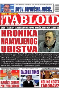 Tabloid - broj 249, 28. sep 2023.
