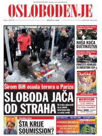 Oslobođenje - broj 24.465, 9. jan 2015.