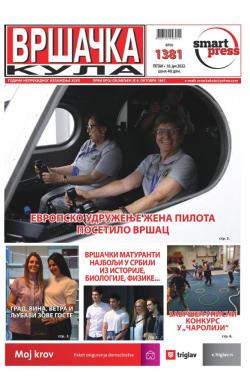 Vršačka kula - broj 1381, 10. jun 2022.