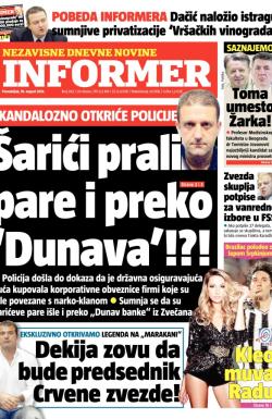 Informer - broj 393, 19. avg 2013.