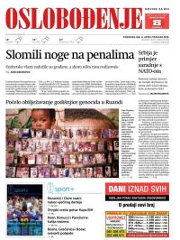 Oslobođenje - broj 25992, 8. apr 2019.