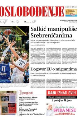 Oslobođenje - broj 25715, 30. jun 2018.