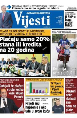 Vijesti - broj 6554, 24. jun 2016.
