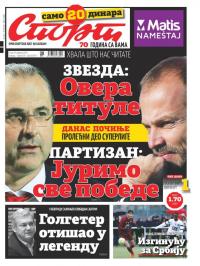 Sport - broj 20890, 19. feb 2016.