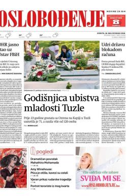 Oslobođenje - broj 25681, 26. maj 2018.