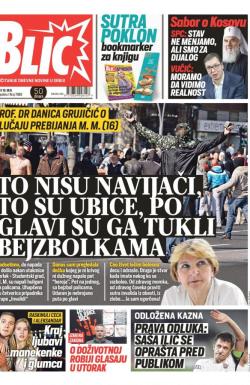 Blic - broj 7989, 18. maj 2019.