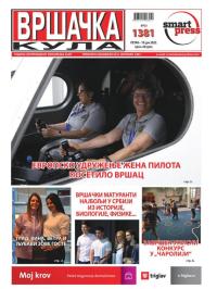 Vršačka kula - broj 1381, 10. jun 2022.