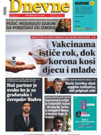 Dnevne novine - broj 3144, 8. nov 2021.