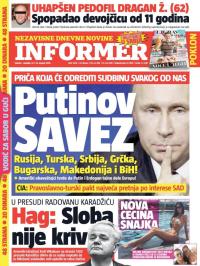 Informer - broj 1306, 13. avg 2016.