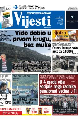 Vijesti - broj 5736, 18. mar 2014.