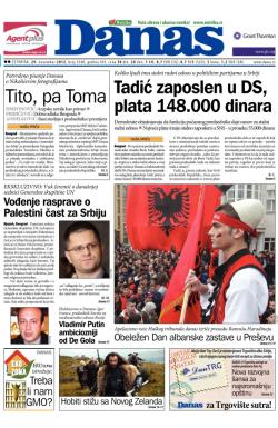 Danas - broj 5540, 29. nov 2012.