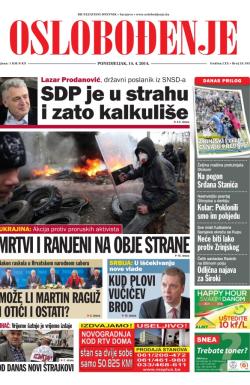 Oslobođenje - broj 24.195, 14. apr 2014.