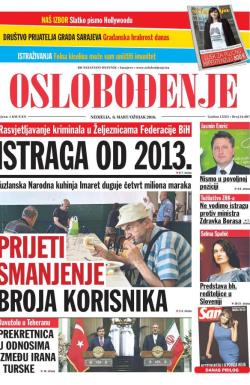 Oslobođenje - broj 24.887, 6. mar 2016.