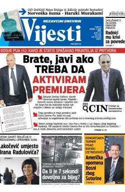 Vijesti - broj 6082, 3. mar 2015.