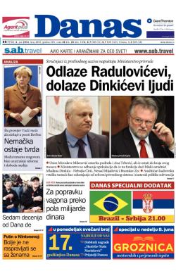 Danas - broj 6094, 6. jun 2014.