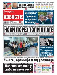 Večernje novosti - broj 1071, 25. okt 2013.