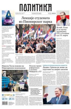 Politika - broj 39967, 11. mar 2025.