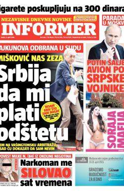 Informer - broj 892, 8. apr 2015.