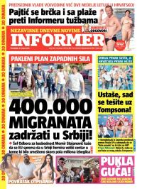 Informer - broj 995, 10. avg 2015.